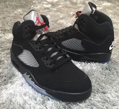 air jordan 5 all black|all black jordan 5s.